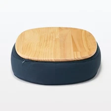 Muji  Table Cushion that can be held on the lap Navy
