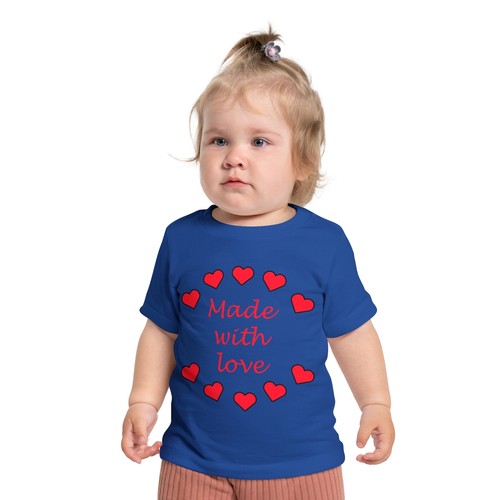 "Made With Love" Baby Short Sleeve T-Shirt - Picture 18 of 21