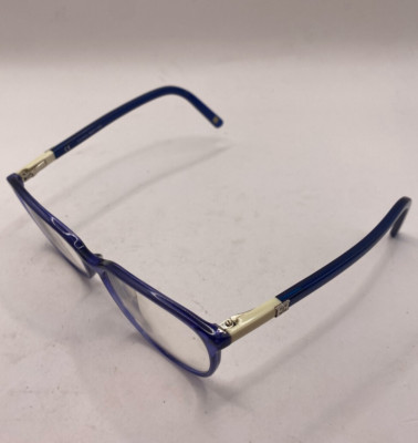 ESCADA EYEGLASSES FRAMES ONLY VES355 BLUE FULL RIM 52-16-140