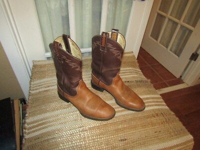 Ariat Two-Tone Western Boots Vintage Ariat 35691 Two Tone Heritage Western Cowboy Ranch  main image 3