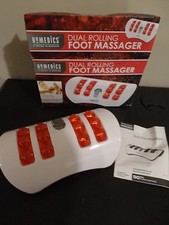 HOMEDICS DUAL ROLLING FOOT MASSAGER MANUAL ROLLING MASSAGE NODES MODEL  FMV-200