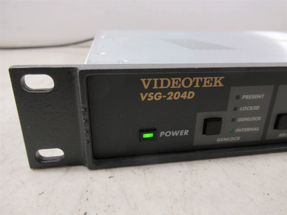 Videotek VSG-204D 601 Digital Sincronización Generador Montaje en Rack Pro Audio Deck  Foto 2 de 4