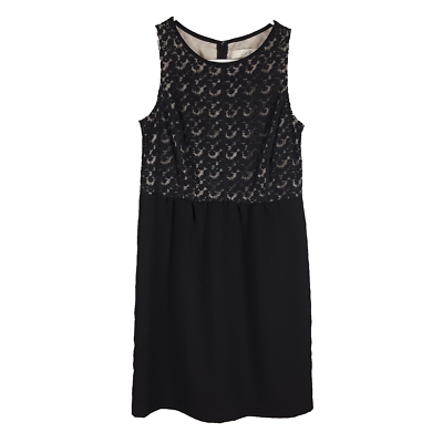loft floral lace dress LOFT White Floral Lace Overlay V Neck Dress Womens Size 0