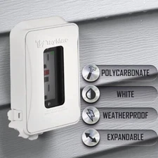 (10 Pack) TayMac ML450 White Expandable 1-Gang Weatherproof Electrical Cover