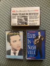Elvis Presley Lot Of 3 Cassette Tapes