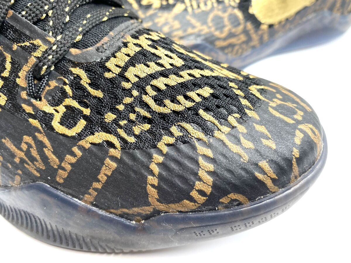 NIKE ID ZOOM KOBE XI 11 ELITE LOW BLACK GOLD MAMBA DAY BIG NIKE ID ZOOM KOBE XI 11 ELITE LOW BLACK GOLD MAMBA DAY BIG