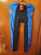 Men's XL Hawk Racing World Team 2012 Sea to Shining Sea Padded Bicycling Pants