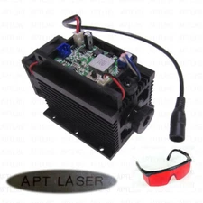 Focusable TTL / Analog 450nm 445nm 10W 10000mW blue laser module engraving metal