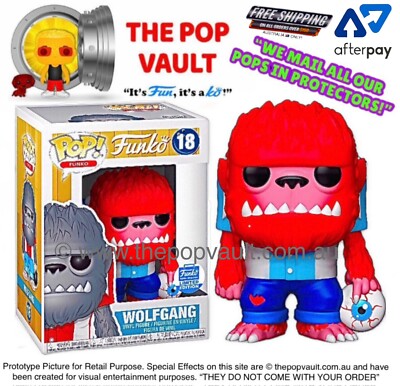FUNKO POP VINYL FANTASTIK SPASTIK PLASTIK 18 WOLFGANG BNIB + PROTECTOR