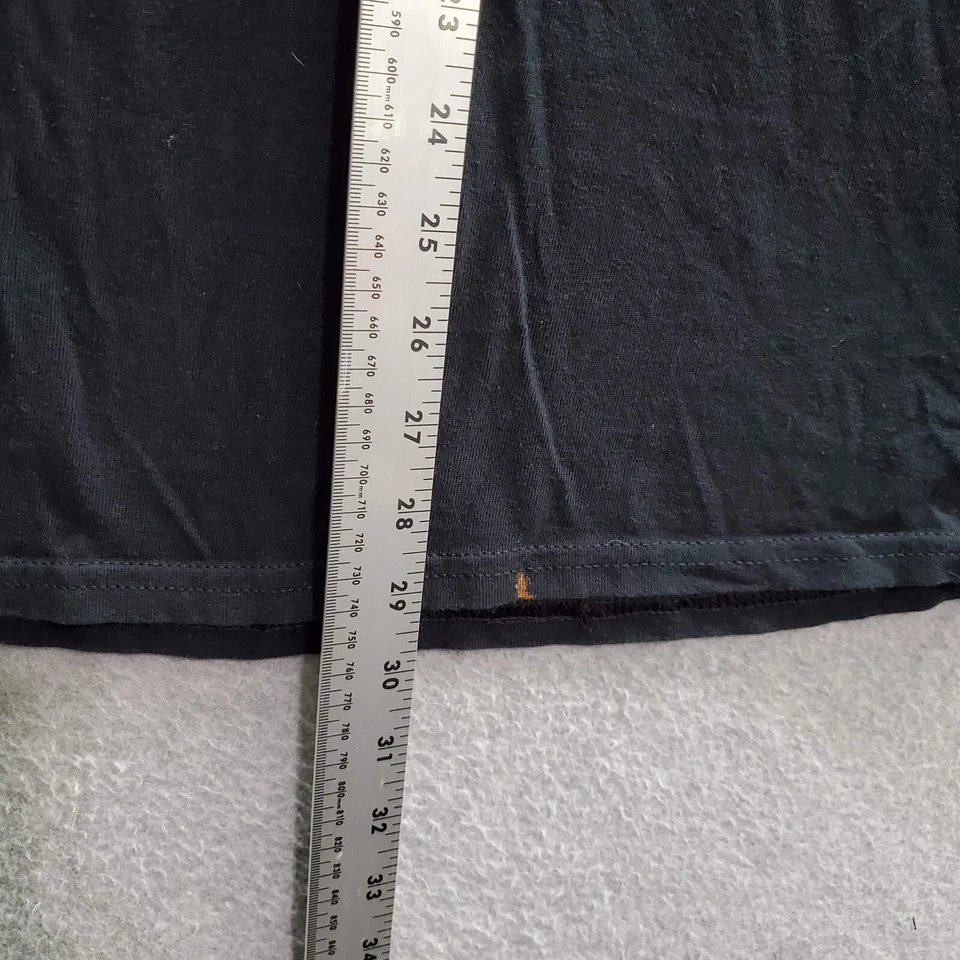 Camiseta Retrofit Hombre XL Negra Esqueleto Hang Ten Hawaiano Shaka Brah Waves LEER Foto 4 de 4