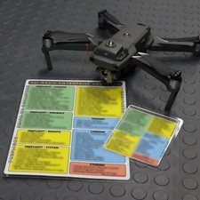 Preflight Laminated Safety Checklists for DJI Mavic / Matrice Enterprise Drones