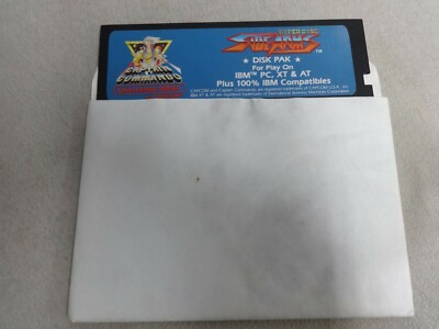Captain Commando Hyper Dyne - Side Arms Vintage PC 5.25 Floppy Disk Only