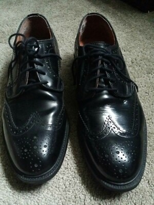 Stafford Black wingtip shoes sz 13 Stafford Comfort Plus Wing Tip Shoes Mens Black Leather Size  main image 3