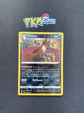 Pokémon TCG Thievul Evolving Skies 105/203 Reverse Holo Rare LP.