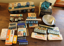 Vintage Camera Flash Bulbs-Film-Polaroid Flashgun Number 268  Associated Items