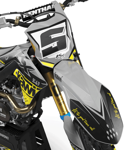 Kit gráfico kx Fit Kawasaki KX450F (2019 20 21 22 2023) KX250F (2021 22 23 2024) - Imagen 3 de 6