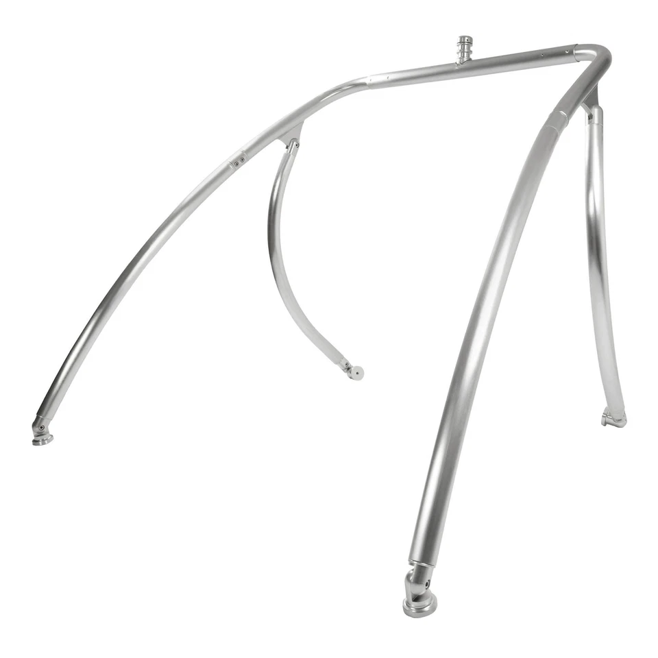 For Most Boats 62"-103" Wide Polished Aluminum Wakeboard Tower (2.25" Tubing) - Image 1 of 4