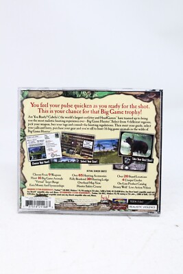 Cabela's Big Game Hunter, (PC CD-ROM WIN) - New Sealed - See desc