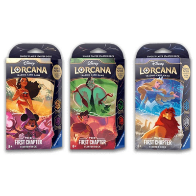 DISNEY LORACANA TCG SET ONE STARTER DECK DISPLAY SEALED CASE ( 12