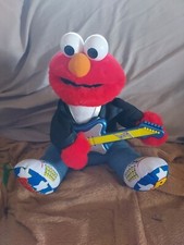 Vtg Tyco 1997 Rock N Roll Elmo Guitar Plays Music Sings and Shakes Tested Works
