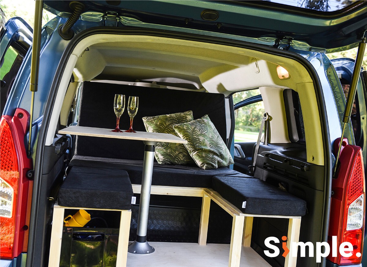 Renault Kangoo Camper Van Cushion Set by Simple Camper Vans UK