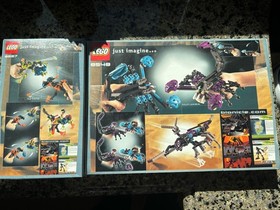 LEGO BIONICLE: Nui-Jaga (8548)  And Nui Rama Both New Factory Sealed NIB Mint