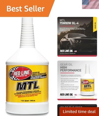 50204 SAE 75W80 API GL-4 Manual Transmission and Transaxle Lubricant MTL Car ...