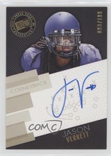 2014 Press Pass Signings Gold X's & O's 93/199 Jason Verrett #PPS-JV Auto 0af