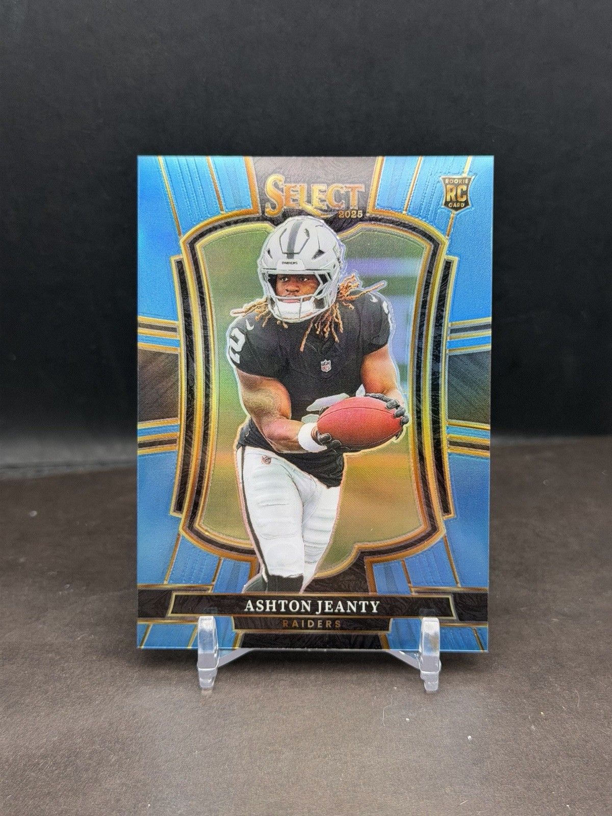 Ashton Jeanty 2025 Panini Select RC #104 Light Blue Prizm SP 99/99 Raiders DL1