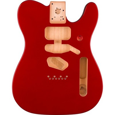 Fender Deluxe Series Telecaster Alder Body SSH Candy Apple Red - Gitarren