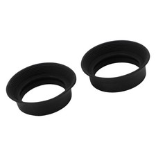 2Pcs Soft Rubber Eyepiece Eye Cups - Foldable Binocular  Microscope Covers 28-3