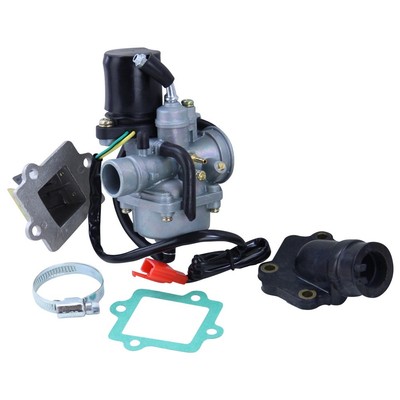  Minarelli Vergaser 17,5mm + Ansaugstutzen + Membranblock für Yamaha Aerox MBK 