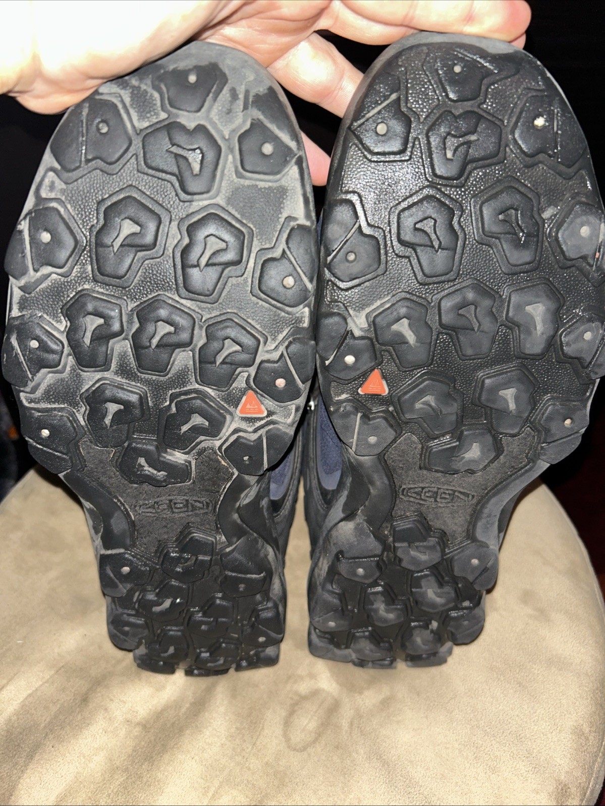 Stivali da trekking KEEN uomo Ridge Flex media altezza impermeabili pelle marrone 10 5