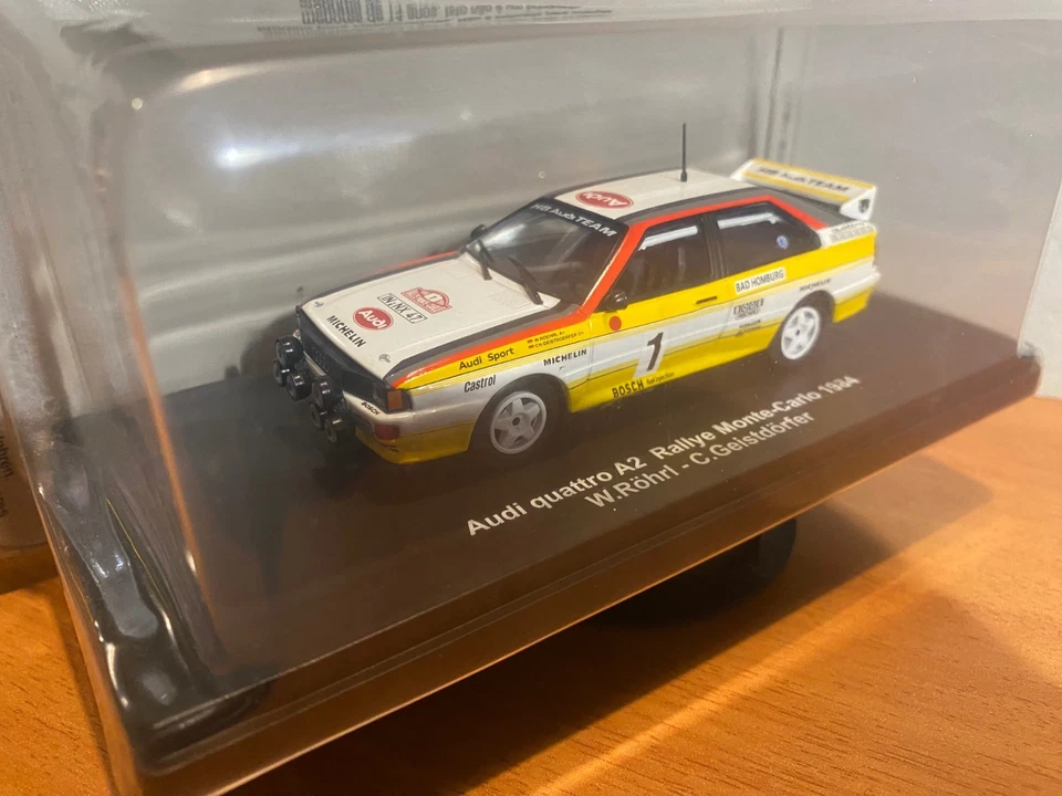 CENTAURIA 1/43 - Ref: PROMO x ABBONATI - AUDI QUATTRO A2 - RALLY MONTECARLO 1984 - Immagine 4 di 4