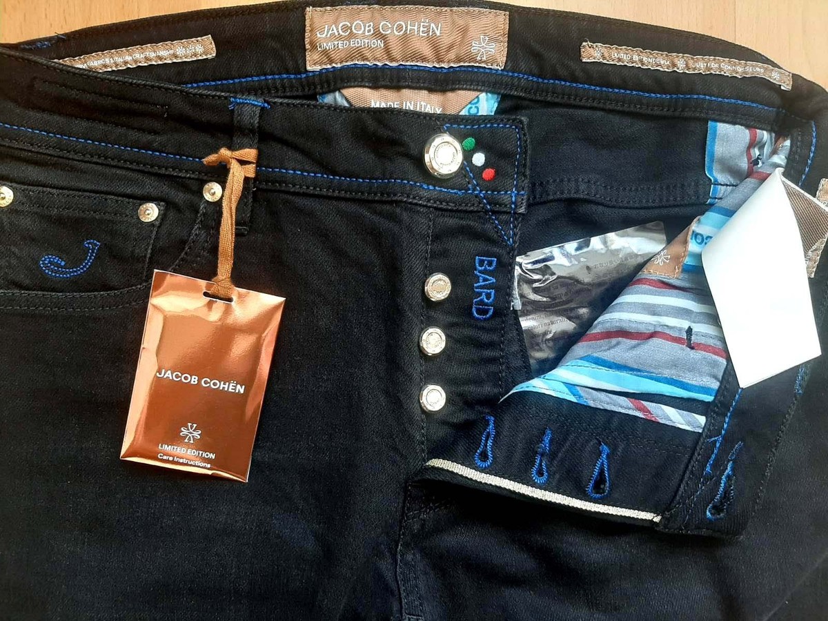 Jacob Cohen Limited Edition Jeans Size 33 Blue Model BARD