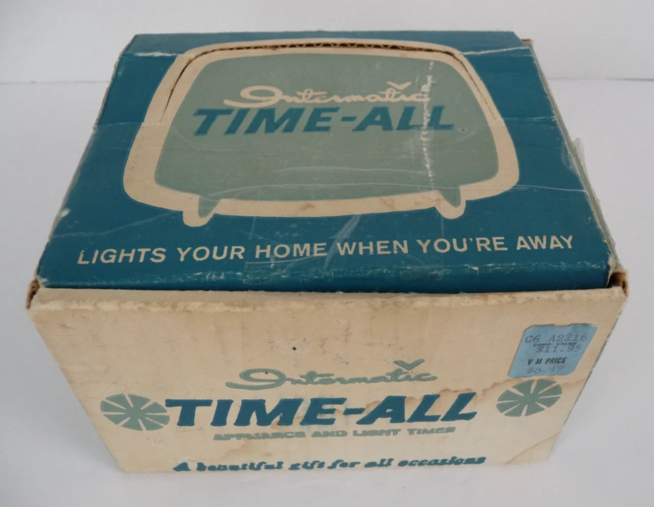 VTG 1965 Intermatic Time-All Timer A221-6 MCM Plug-In w Box & Paper Work Receipt