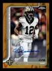 2025 Topps Chrome Chris Olave Chrome Autographs (RAW)
