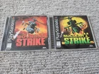 PlayStation 1 PS1 CIB COMPLETE Soviet Strike + Nuclear Strike Lot Nice Discs!