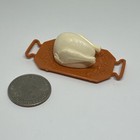 Vintage Barbie Turkey/Chicken On Brown Platter Thanksgiving — photo 2