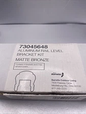 Barrette Outdoor Living VersaRail Cambridge Matte Bronze Top Aluminum Bracket