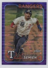 2024 Topps Chrome Purple Sonar Refractor 12/275 Marcus Semien #102 10qd