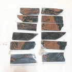 12. 130 x 45mm NATURAL MULTI  OBSIDIAN PREFORMS SLAB KNAPPING KNIFE ARROWHEAD
