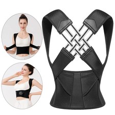 Posture Corrector Back Brace Adjustable Support Belt for Men Women Improve Postu