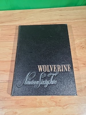 1962 Michigan State University Yearbook Wolverine MSU Nineteen Sixty Two Vintage