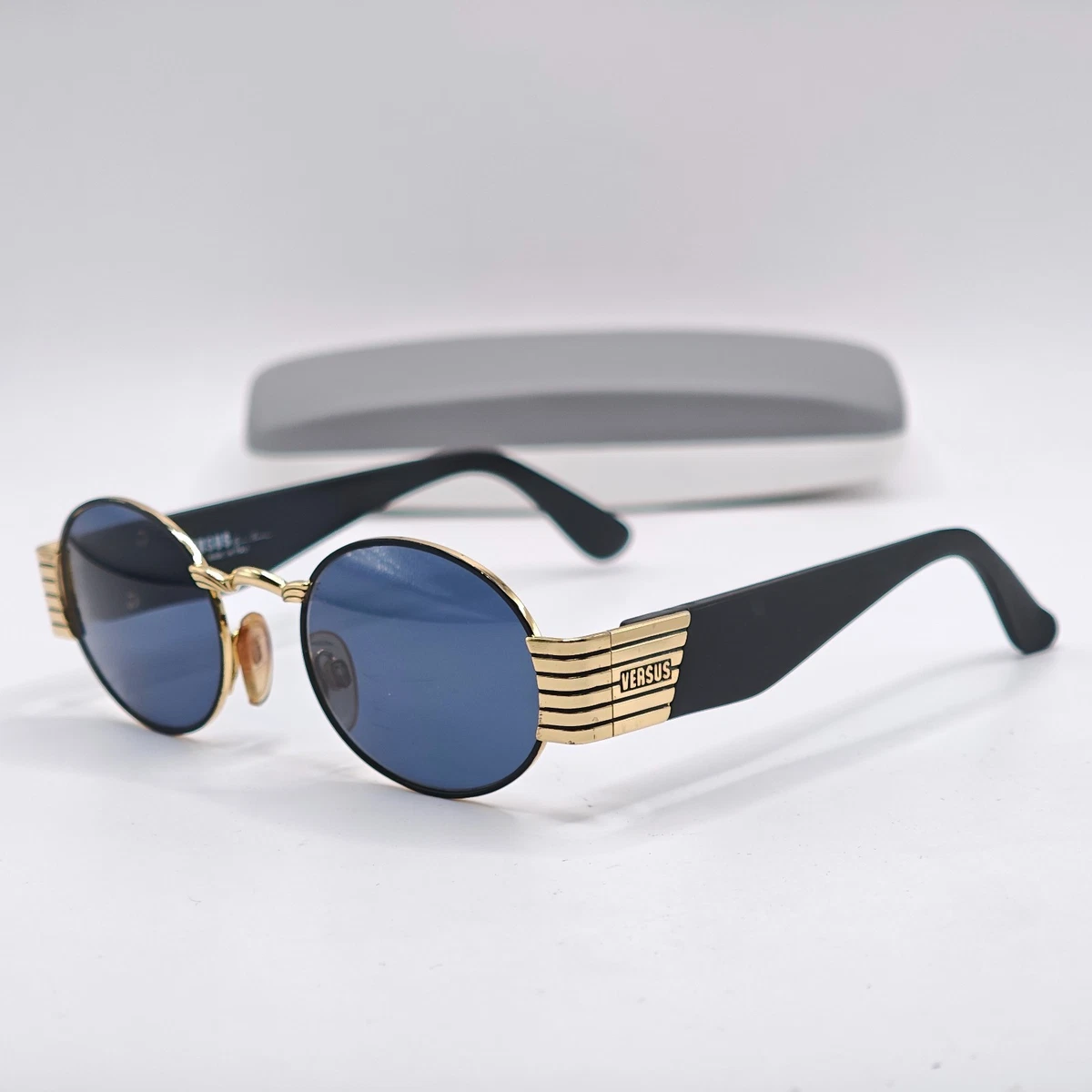 Versace Metal Frame Oval Vintage Sunglasses for sale | eBay