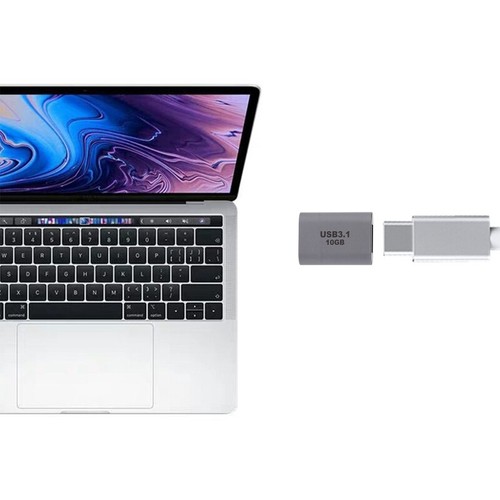 Type C Female to USB 3.0 Female Adapter Data Sync Charging Converter for Laptop - Photo 3 sur 12