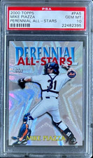 2000 TOPPS PERENNIAL ALL-STARS #PA5 MIKE PIAZZA HOF PSA 10 GEM MT METS ** POP 13