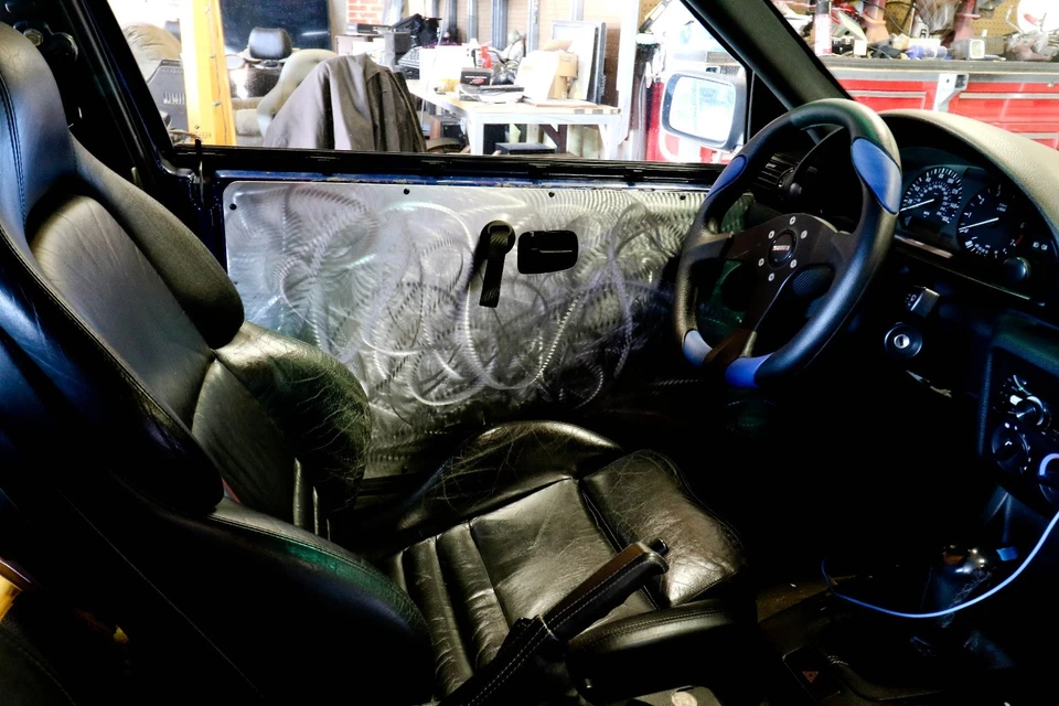 BMW E36 318ti Aluminum Door Panels Skins Race Track Car Cards Delete - Image 3 of 4