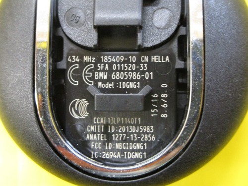2X USED OEM Used Mini Cooper Smart Key Proximity Remote NBGIDGNG1 3 Button - Picture 4 of 5