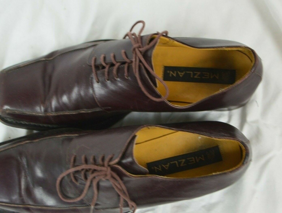 Mens Vintage Mezlan Brown/ Cordovan Dress Oxfords Leather  display picture 1